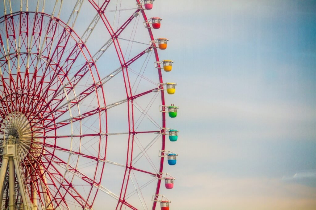 red ferris wheel