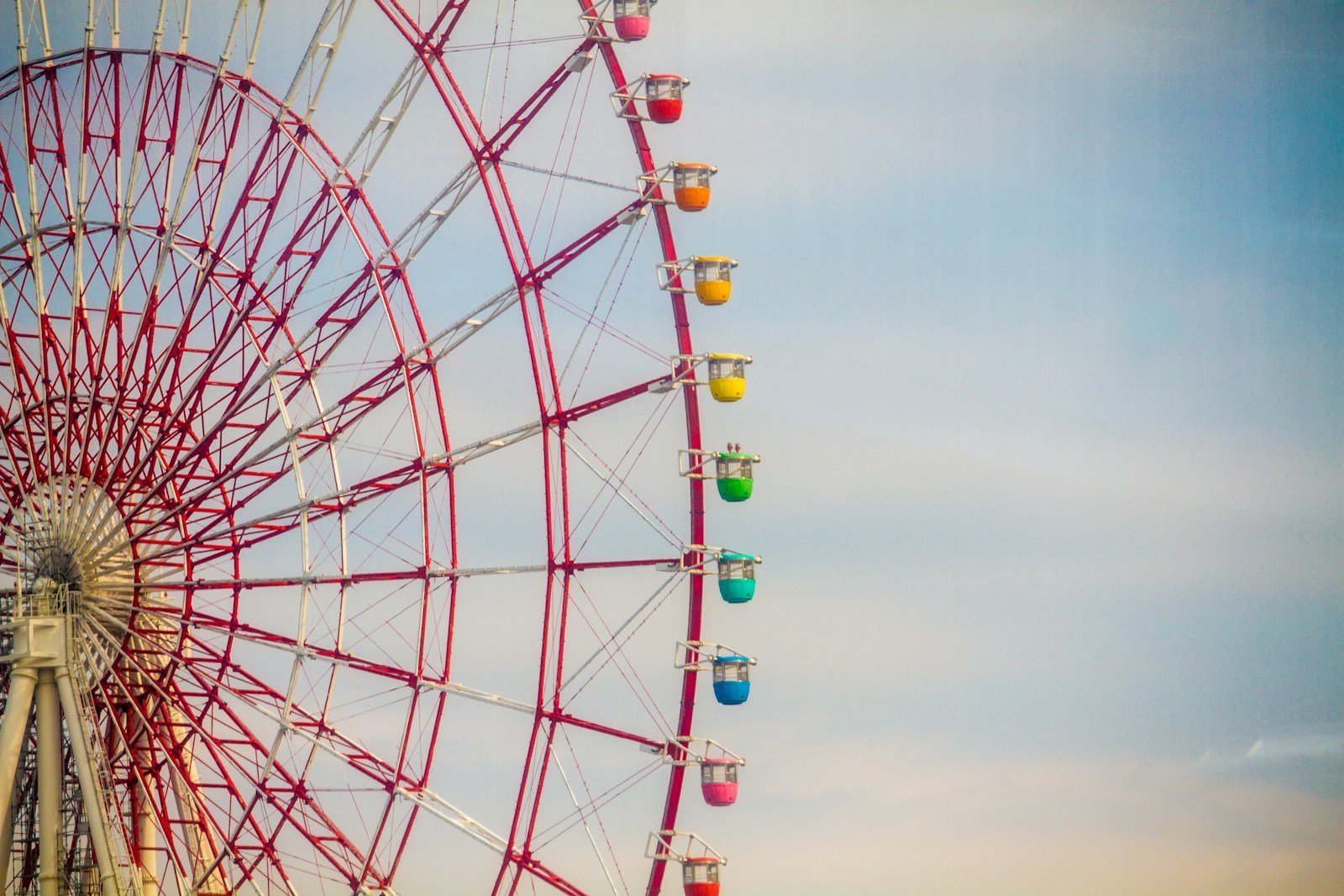 red ferris wheel